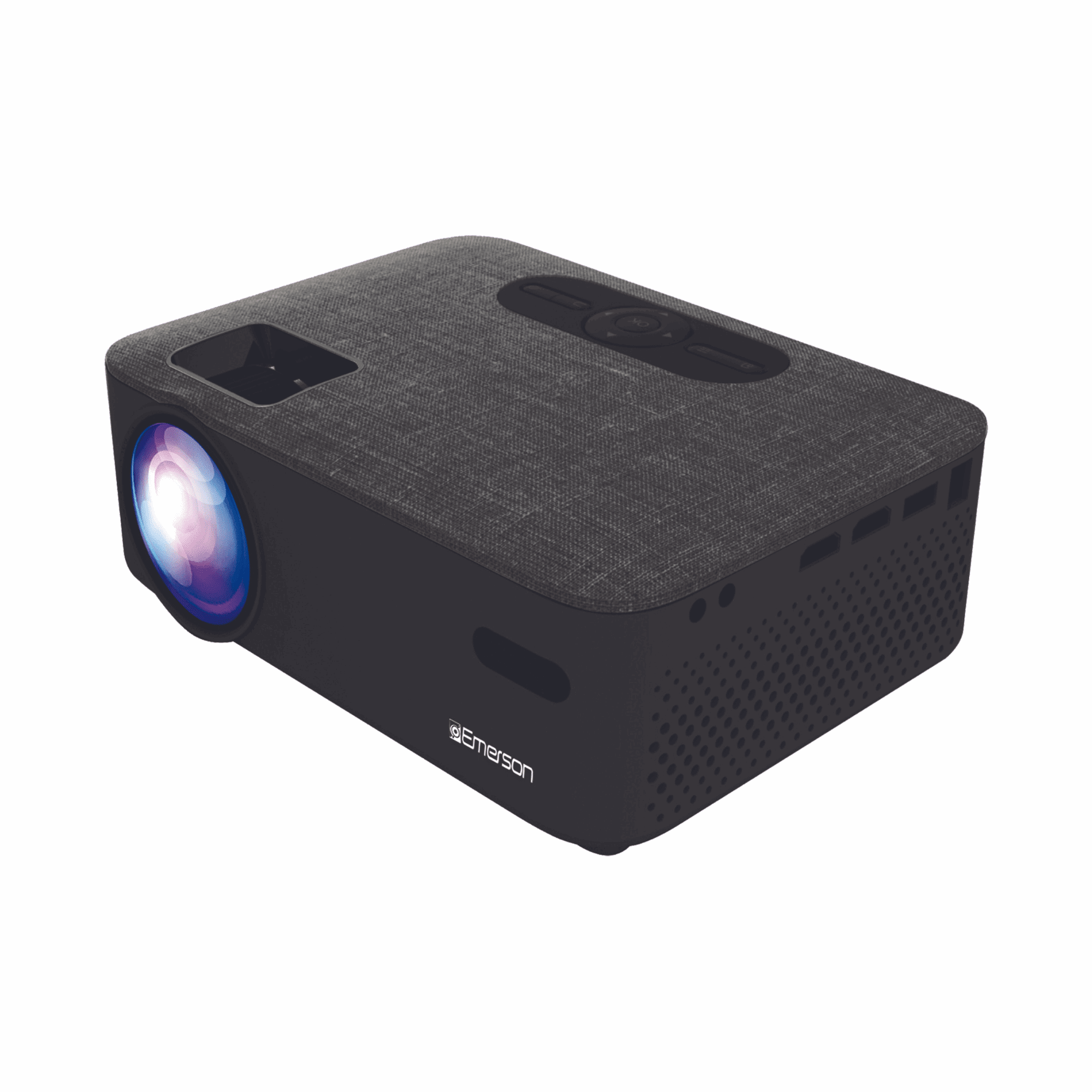 Emerson Portable Projector with Portable Screen 