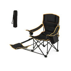 Folding Camping Lounge Chair with Footrest